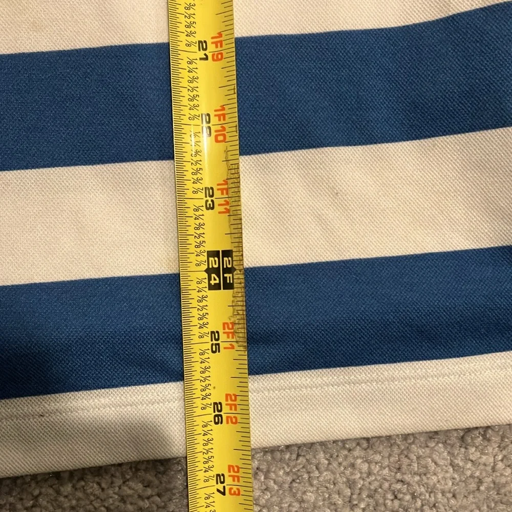 Uniqlo Brand - Blue and White Striped Shirt - Picture 7 of 8